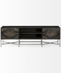 Hogarth I Dark Brown Mango Wood Media Console -3