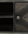 Hogarth I Dark Brown Mango Wood Media Console -7