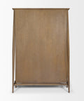 Hollis Grey-Brown Oak Veneer Curio Cabinet-4