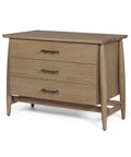 Hollis Grey-Brown Oak Veneer Nightstand -1