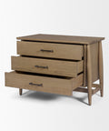 Hollis Grey-Brown Oak Veneer Nightstand -6
