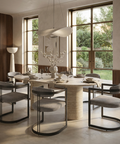 Hollyfield Grey Upholstered Dining Chair - Mercana
