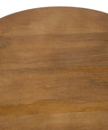 Honey Light Brown Mango Wood End Table -4