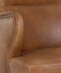 Hubert Tobacco Tan Faux Leather Executive Office Chair-6