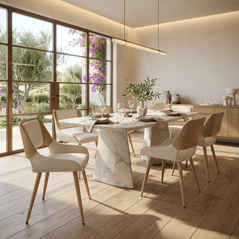 Hudson Beige - Dining Chair