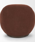 Hudson Burgundy Fabric Accent Chair-6