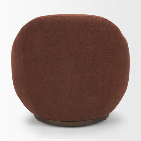 Hudson Burgundy Fabric Accent Chair-6