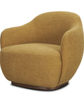 Hudson Mustard Fabric Accent Chair-1
