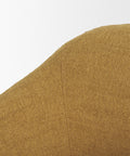 Hudson Mustard Fabric Accent Chair-5