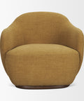 Hudson Mustard Fabric Swivel Accent Chair-2