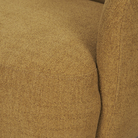 Hudson Mustard Fabric Swivel Accent Chair-7