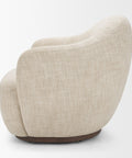 Hudson Oatmeal Fabric Accent Chair-3