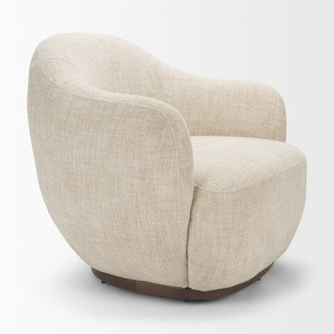 Hudson Oatmeal Fabric Accent Chair-5