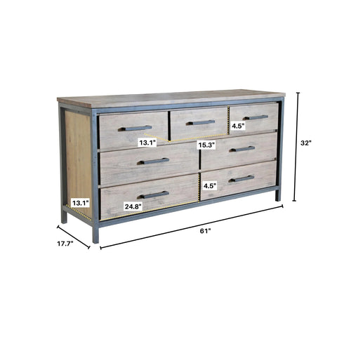 Irondale Seven Drawer- Dresser