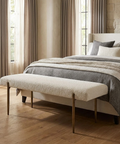 Indus Ivory Boucle Bench 