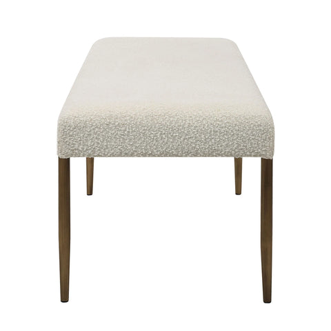 Indus Ivory Boucle Bench -3
