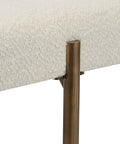 Indus Ivory Boucle Bench -4