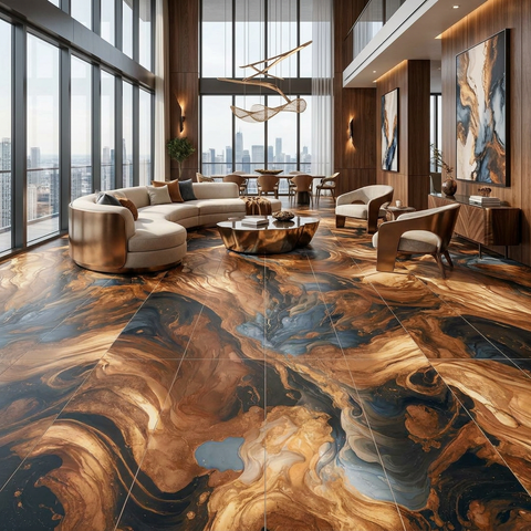 large format porcelain tile