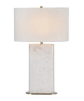 Irisa White Marble Table Lamp -2