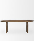 Isla 86.5" Dark Brown Mango Wood Dining Table-3