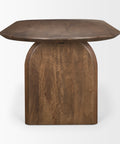 Isla 86.5" Dark Brown Mango Wood Dining Table-4