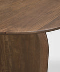 Isla 86.5" Dark Brown Mango Wood Dining Table-5