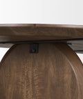 Isla 86.5" Dark Brown Mango Wood Dining Table-6