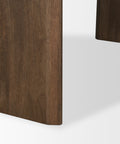 Isla 86.5" Dark Brown Mango Wood Dining Table-7