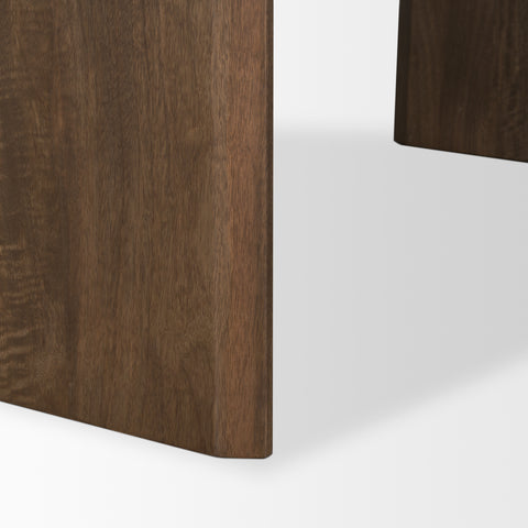Isla 86.5" Dark Brown Mango Wood Dining Table-7