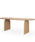Isla 86.5" Light Brown Mango Wood Dining Table-1