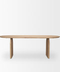 Isla 86.5" Light Brown Mango Wood Dining Table-2