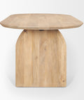 Isla 86.5" Light Brown Mango Wood Dining Table-3