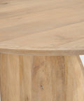 Isla 86.5" Light Brown Mango Wood Dining Table-5