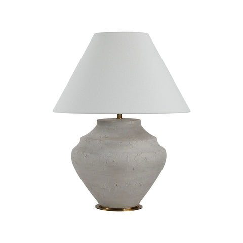 Iulia Antique Beige Ceramic Table Lamp-1