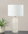 Ixia Honed Off-White Onyx Table Lamp -1