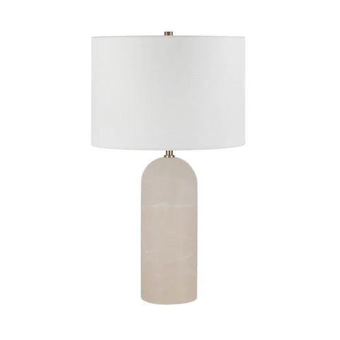 Ixia Honed Off-White Onyx Table Lamp -4
