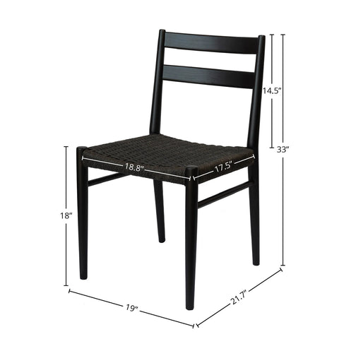 Jakarta Black - Dining Chair LH (Set Of Two)