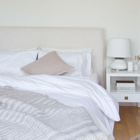 Julia Cream Storage - King Bed SIF