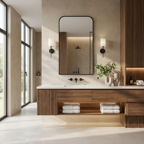 Jackline Modern Wall Mirror - Renwil