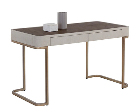 Jamille Faux Leather Desk -1