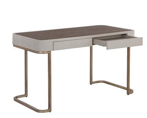 Jamille Faux Leather Desk -2