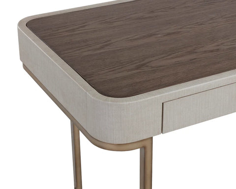 Jamille Faux Leather Desk -3