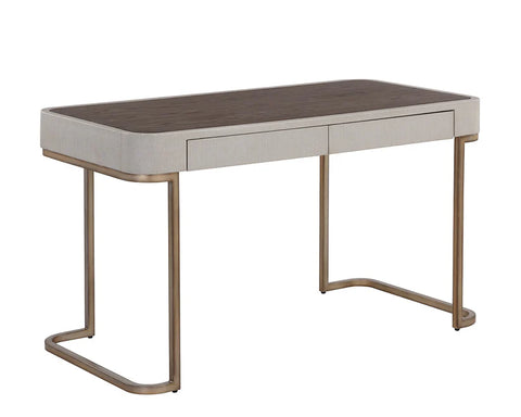 Jamille Faux Leather Desk -5