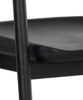 Jeremy Black Modern Wood Counter Stool -6