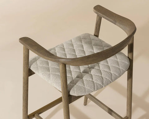 Jeremy Cream Modern Wood Counter Stool-3