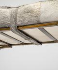 Jessie Grey Hair-On-Hide Bench-5