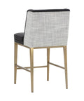 Joplin Black Modern Leather Counter Stool-10