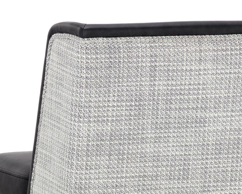 Joplin Black Modern Leather Counter Stool-7