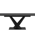 Julius Black Extendable Sintered Stone Dining Table-5