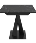Julius Black Extendable Sintered Stone Dining Table-7